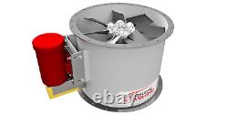 24 Dia. Tube Axial Fan- single phase Made in USA- IN STOCK/READY TO SHIP