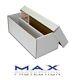 50-pk. Max Pro Graded Card 2-row Shoe Storage Box Made In Usa Holds Toploaders