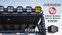 Baja Designs 257801 Universal Squadron Clear LED SAE Fog Light Pod Pair