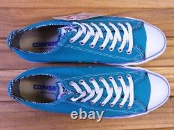 Converse USA Made All-Star Low Cut Blue Canvas Dead Stock with Box (Unused)