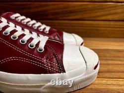 Converse USA made Jack Purcell low cut red leather dead stock with box with tag