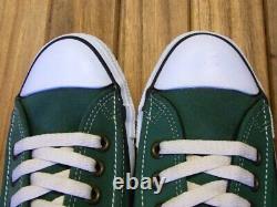 Converse USA made all-star low-cut green suede leather dead stock US7.5 (unused)