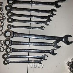 Craftsman Tools Professional Standard SAE &Metric Wrench Tool Usa Made Lot Of 31