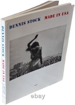 DENNIS STOCK Made In USA SIGNED PHOTO BOOK 1995 James Dean Hippies Americana PB