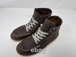 Danner Bull Run Moc Toe Brown Leather 6 Boots Made In USA 15575 Women's 9.5M