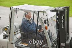 Heavy Duty Full Forklift Cab Enclosure Cover Clear Vinyl STANDARD size USA Made