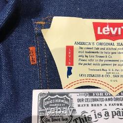 Levi's 505 USA made dead stock with guarantee ticket 80s W33