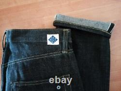 New POST O'ALLS W34 Dark Heavy Denim Selvedge Jeans Talon Made in USA Dead Stock