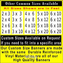 OIL CHANGE $29.95 Vinyl Banner Signs- with PRICE SIZE & COLOR OPTIONS USA MADE