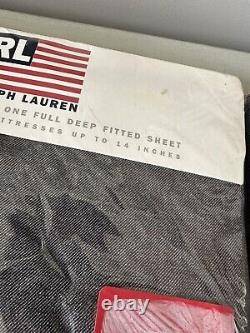 Ralph lauren vintage made in usa work shirt Black sheets full new old stock