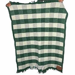 Rare Imperial Stock Ranch Wool Blanket Milwaukee Bucks NBA Made In USA 45x38