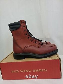 Red Wing 402 Supersole Work Boots Made in USA Size 8.5 D