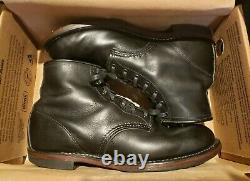 Red Wing 9014 Beckman Black Featherstone Leather Boot 9D Made in USA 2014