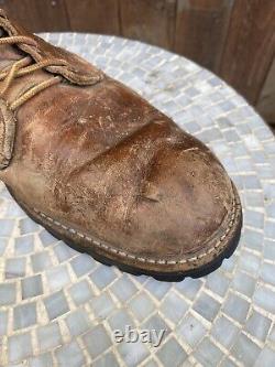 Red Wing Irish Setter Sport USA Made Vintage Distressed Leather Boots Mens 12.5
