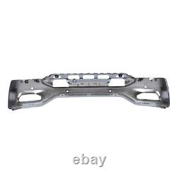 Replacement Chrome Front Bumper for 2016-2018 GMC Sierra 1500 with Sensor Holes