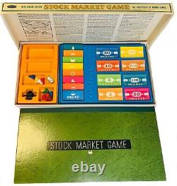 Stock Market Vintage Board Game 1968 Western Publishing Made in USA Deluxe