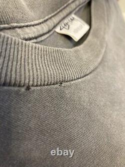 Stussy Made In Usa Stock Logo Back Print Shirt Short Sleeve Cut And Sewn 61347