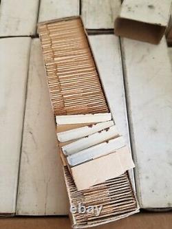 Surplus 50 Boxes Of Single Edge Razor Blades Made In USA Nos New Old Stock