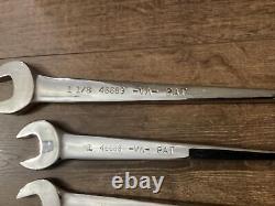 USA Made CRAFTSMAN CROSS-FORCE SAE INCH WRENCH SET LARGE 5pc Polished standard