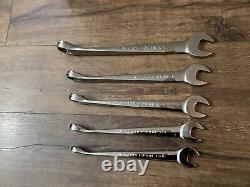 USA Made CRAFTSMAN CROSS-FORCE SAE INCH WRENCH SET LARGE 5pc Polished standard
