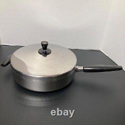 Vintage Cutco Stock Pot 835 And Saute Pan 830 With Lid Ply Aluminum Made In USA