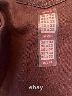 Vintage Levis 550 jean size 36x32 dead stock nwt made in usa Orange Tag
