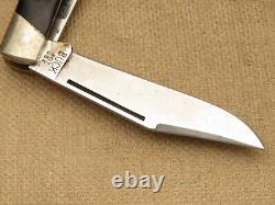Vintage USA Made BUCK 307 USA Wrangler Jumbo Stock Knife Solid Lightly Used