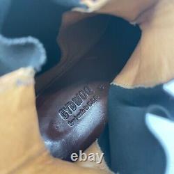 Bottes CYDWOQ Cling taille 45 (US 11). Chaussures Chelsea noires faites à la main aux États-Unis.