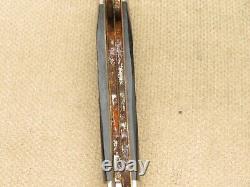 Couteau de stock vintage BUCK 307 USA Wrangler Jumbo fabriqué aux États-Unis, peu utilisé et solide