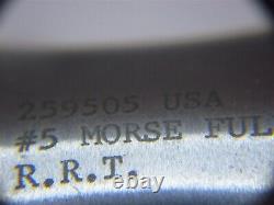 Fabriqué aux États-Unis 259505 Pointe solide standard Centre mort Morse Taper #5 Nouveau