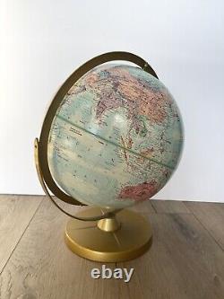 Globe Vintage REPLOGLE WORLD NATION de 12 pouces de diamètre