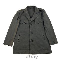 Manteau long boutonné en charbon de bois James Perse Standard pour hommes, taille 3 (L), fabriqué aux États-Unis