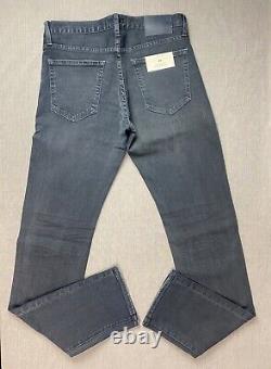 SMN Berlin Dark Blue Denim Le Chasseur Pantalon Slim Standard fabriqué aux États-Unis taille 29